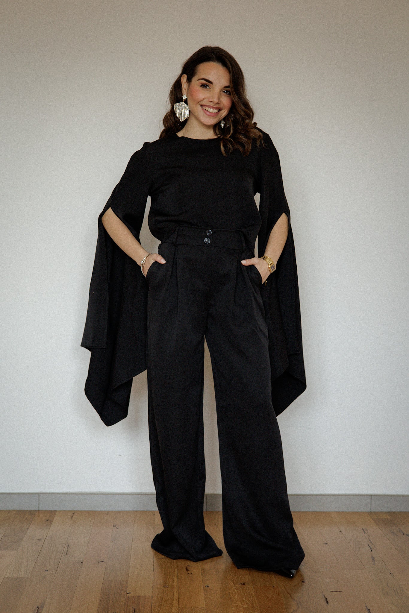 Coordinato elegante nero