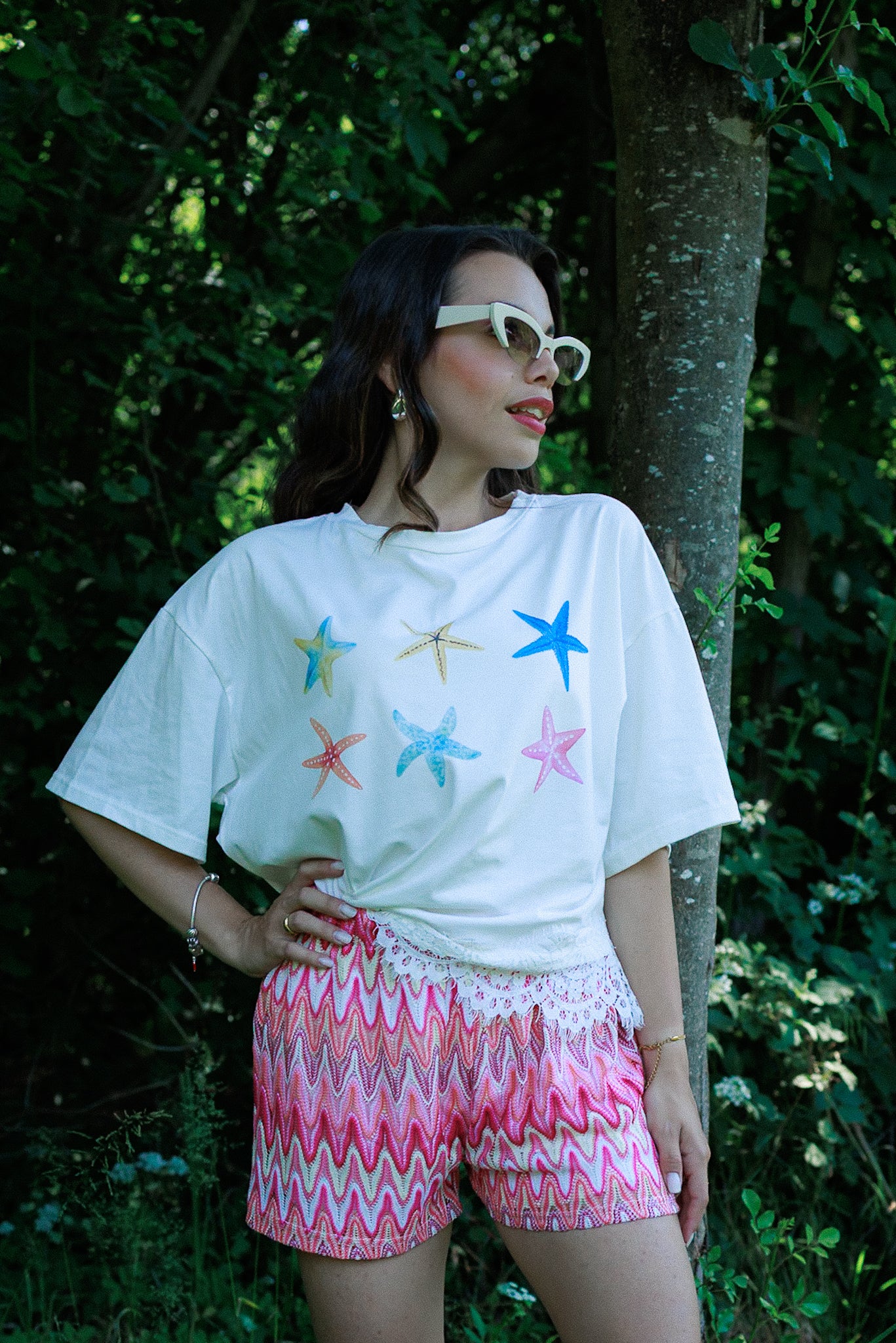 Shorts all’uncinetto