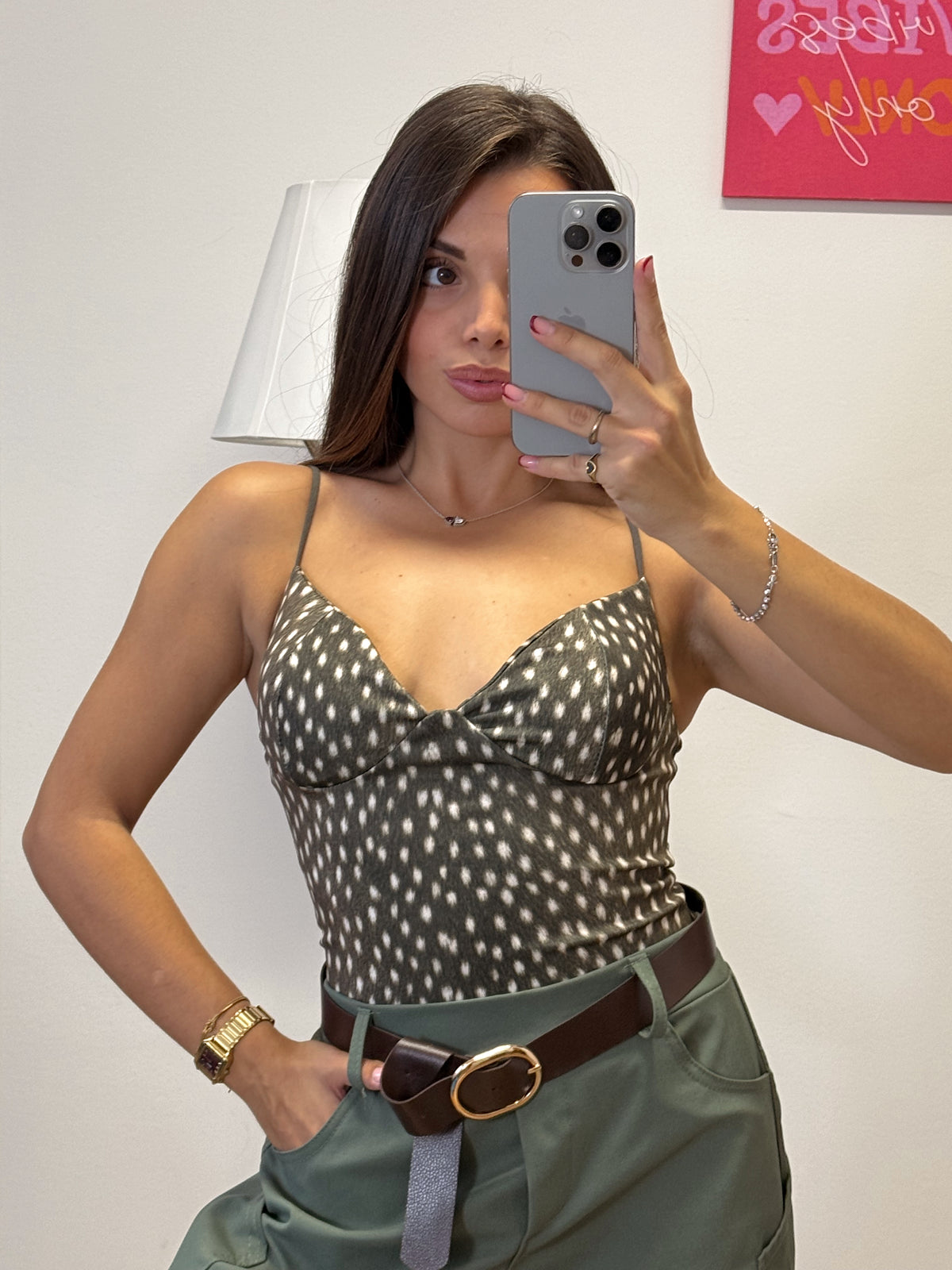 Canotta “SELENE” verde militare