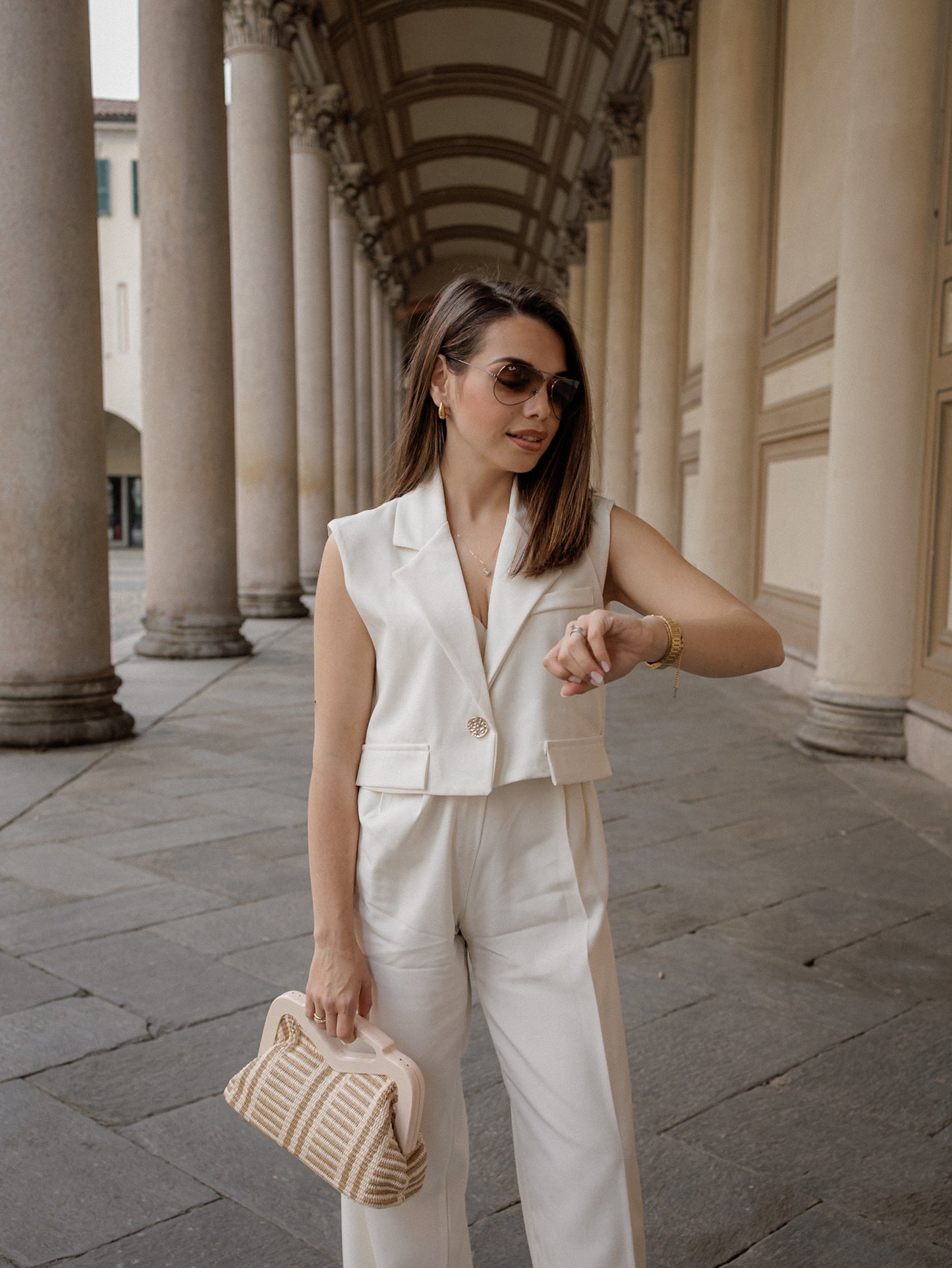 Completo top e pantaloni elegante