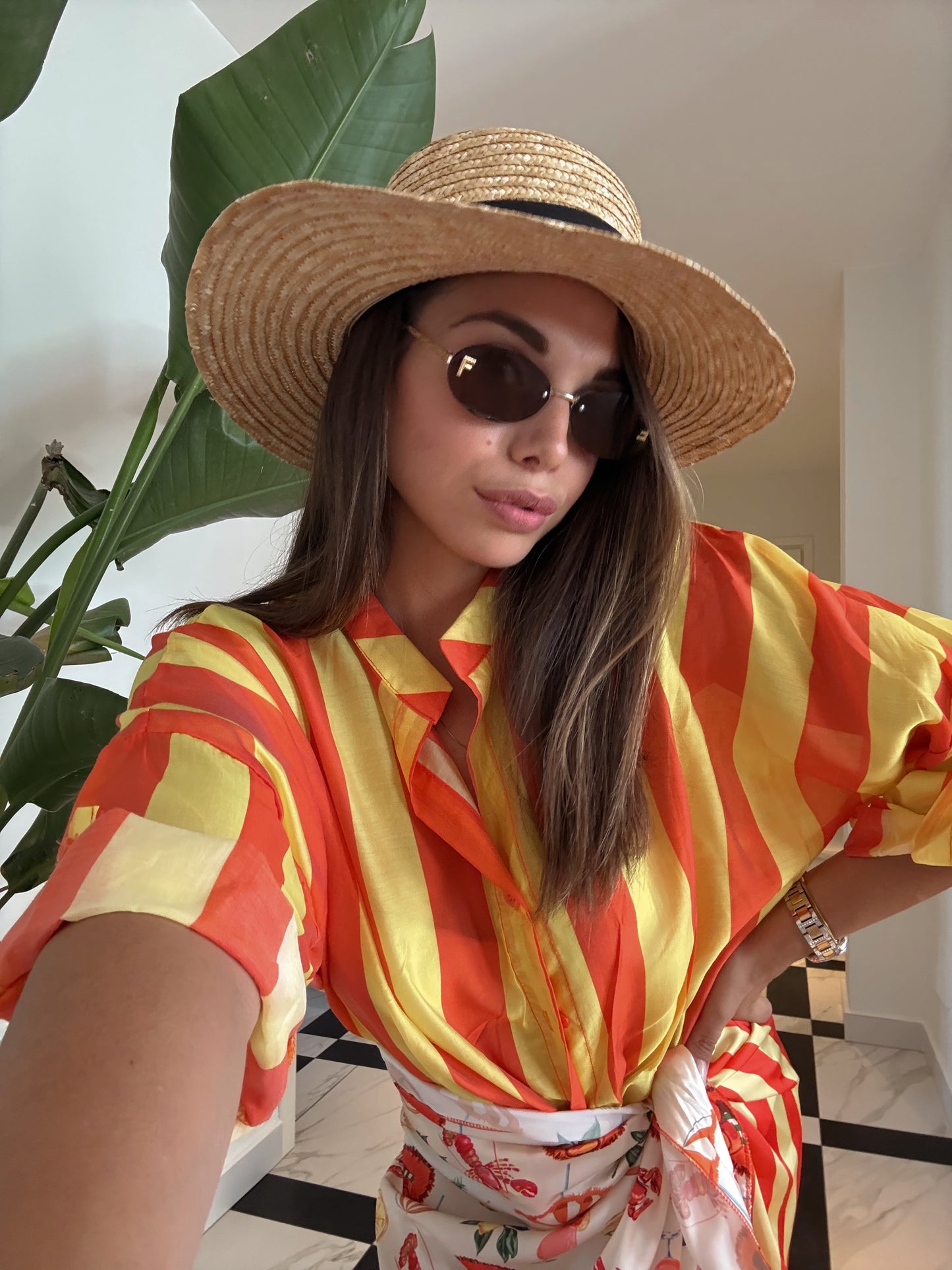 Camicia a righe