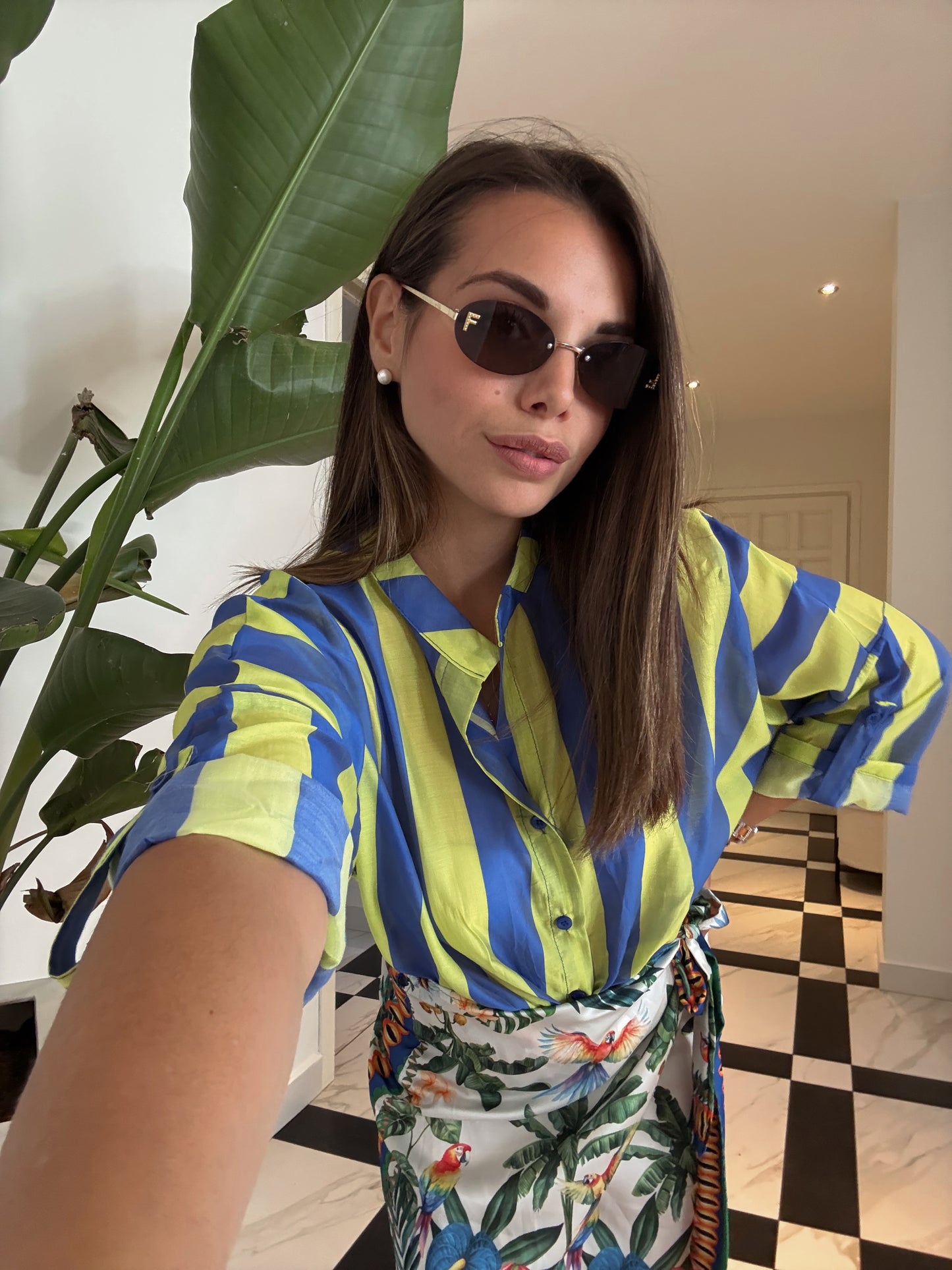 Camicia a righe