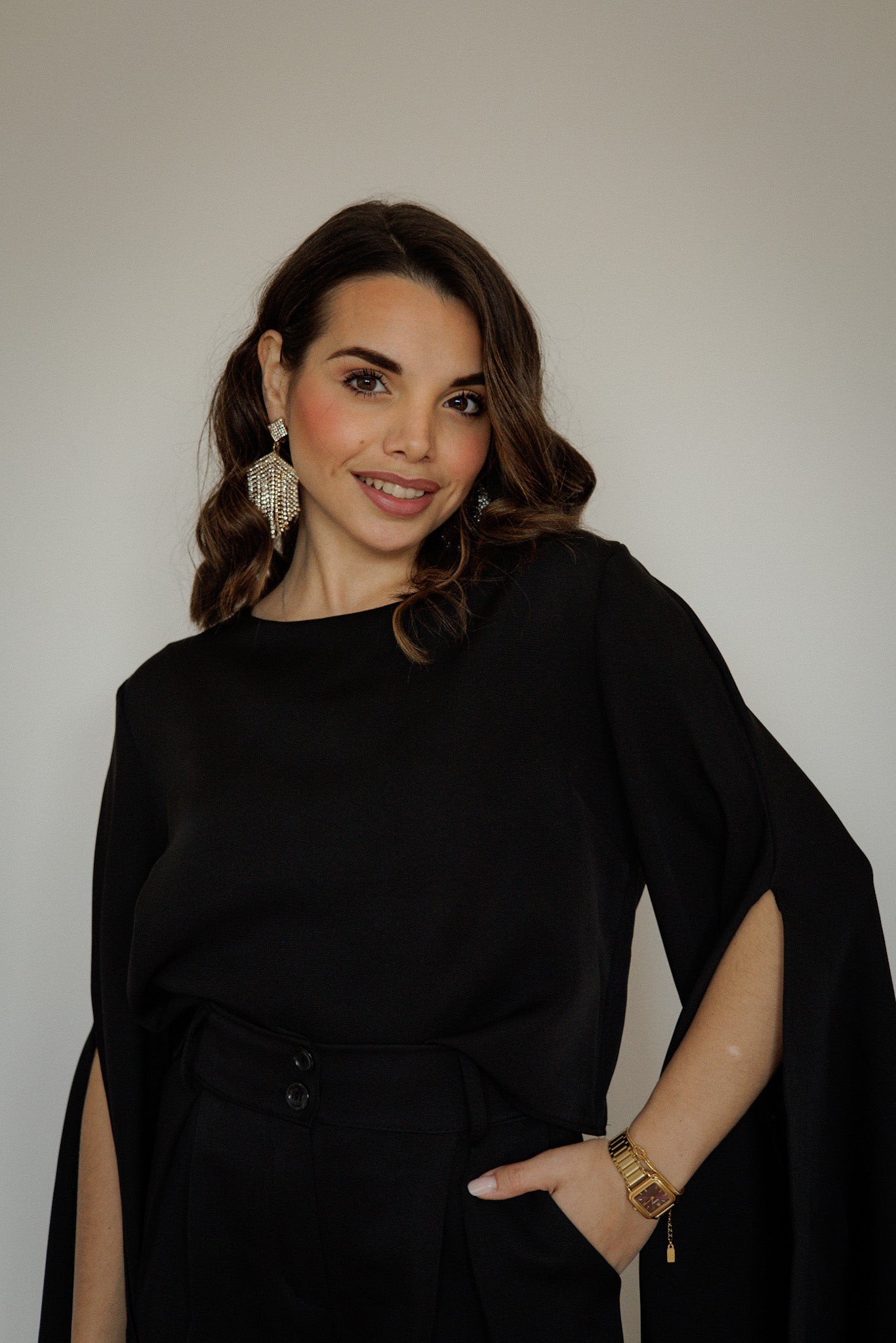Coordinato elegante nero