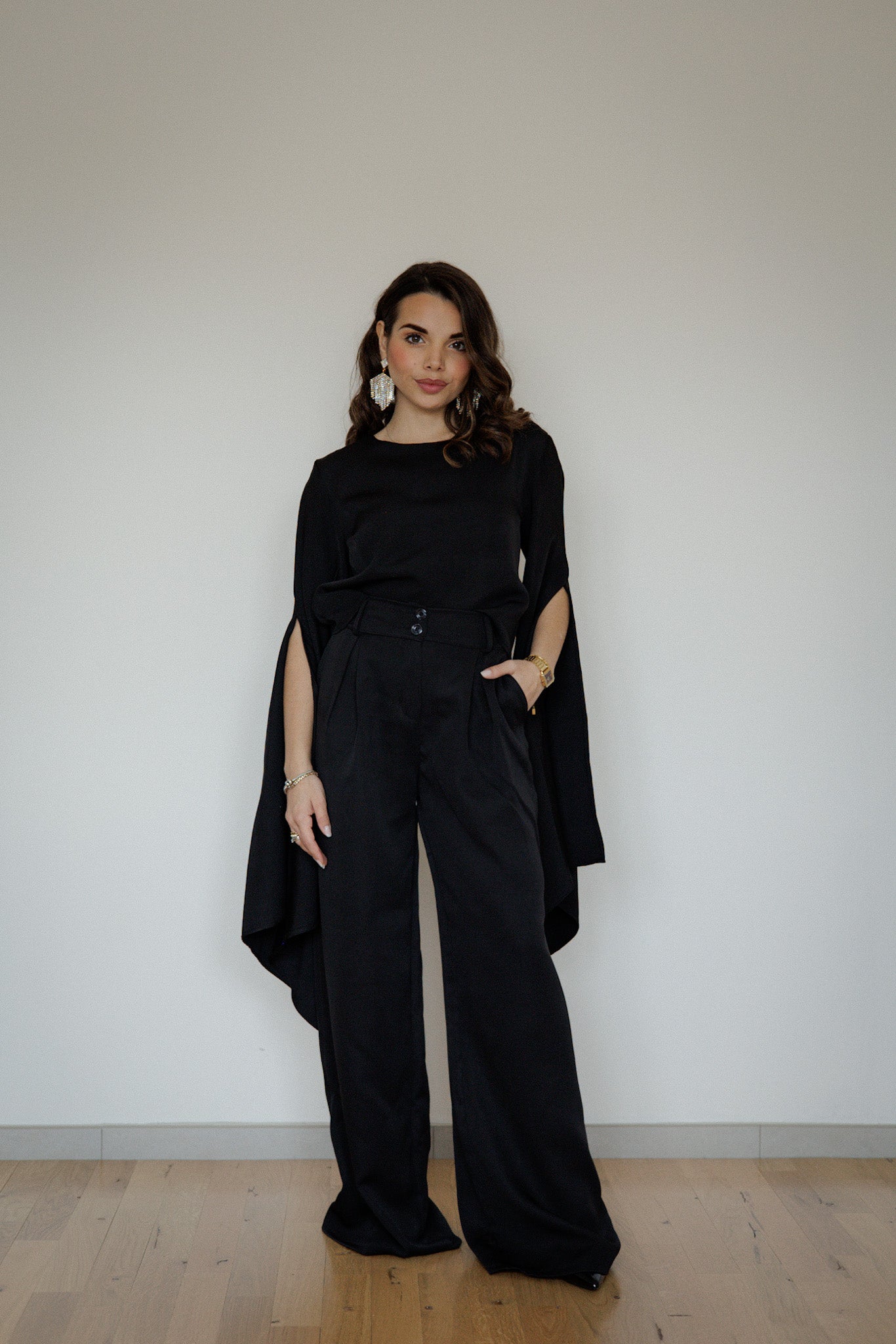 Coordinato elegante nero