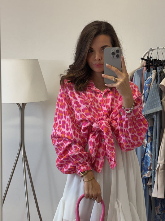 Camicia leopardata