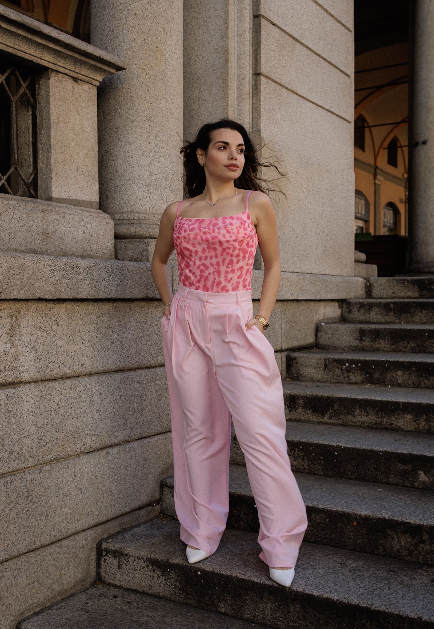 Pantalone rosa