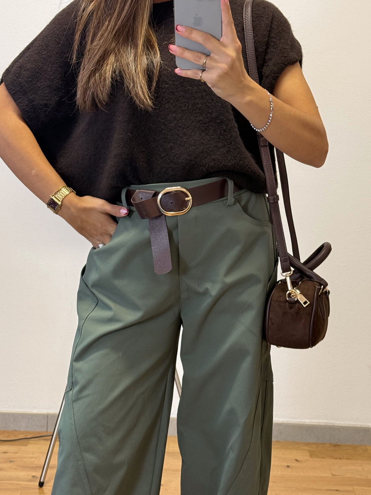 Pantalone “AVERY” verde militare