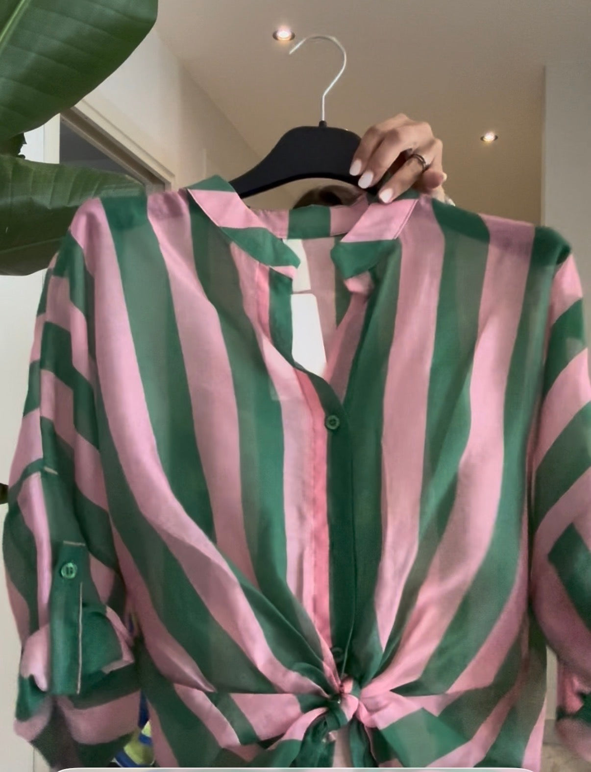 Camicia a righe