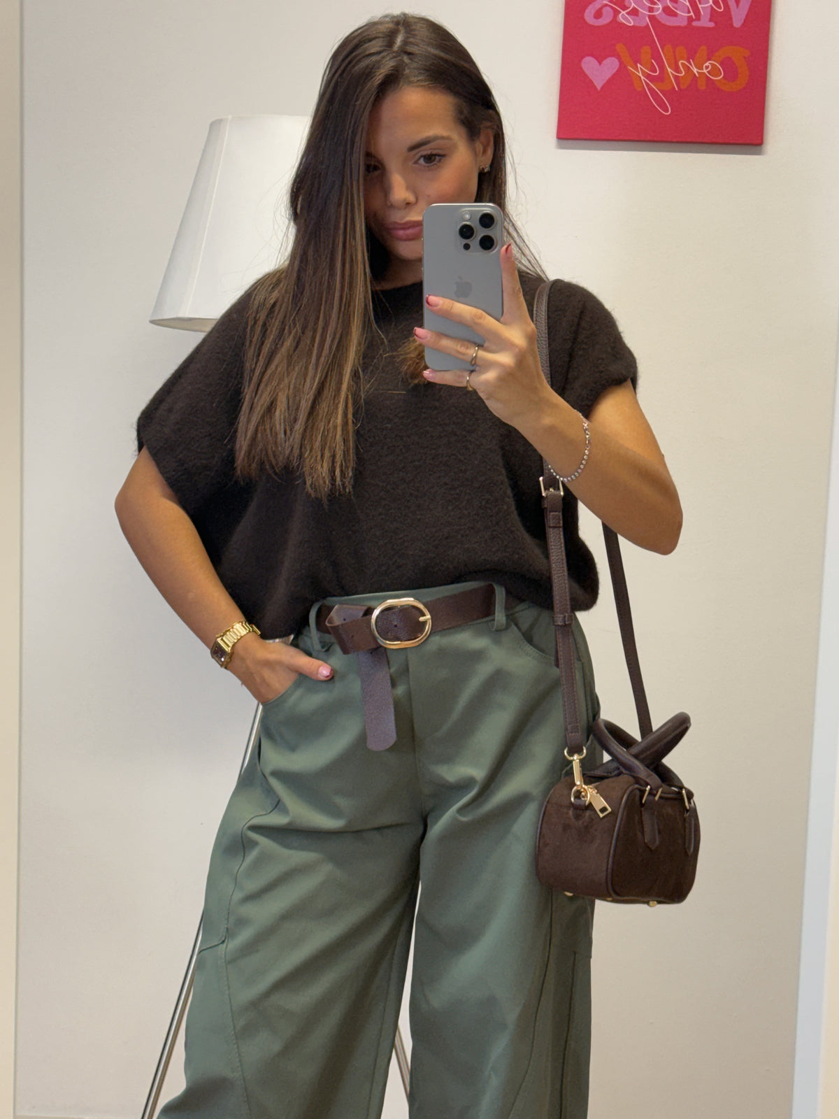 Pantalone “AVERY” verde militare
