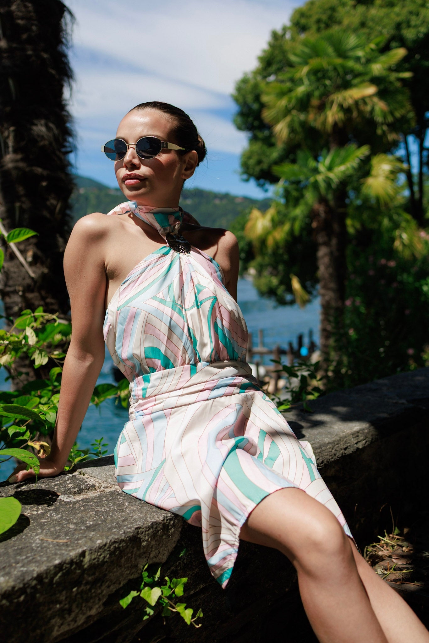 Mini dress azzurro