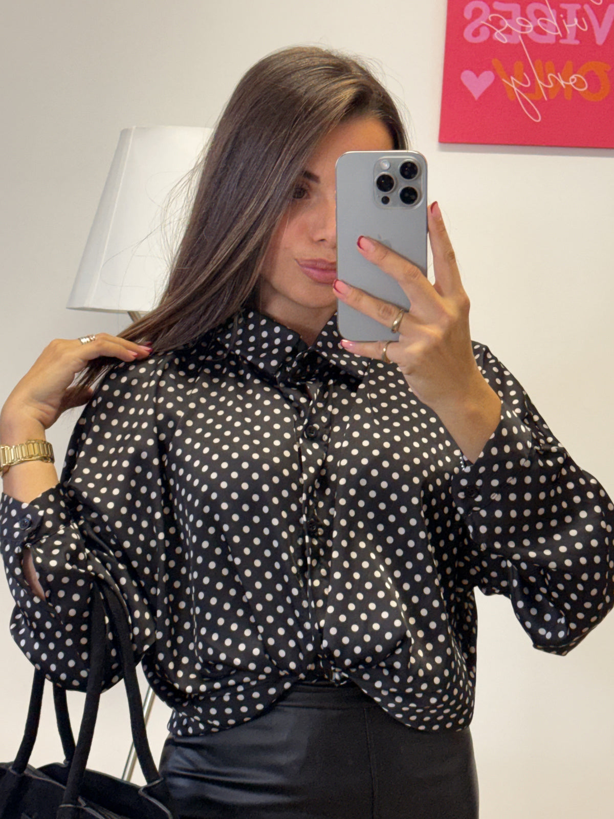 Camicia “PARIS” pois nero
