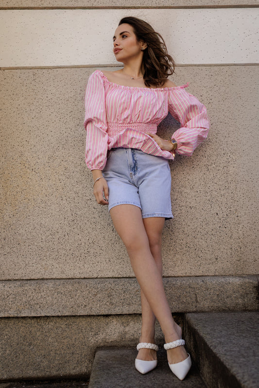 Bermuda corto in denim
