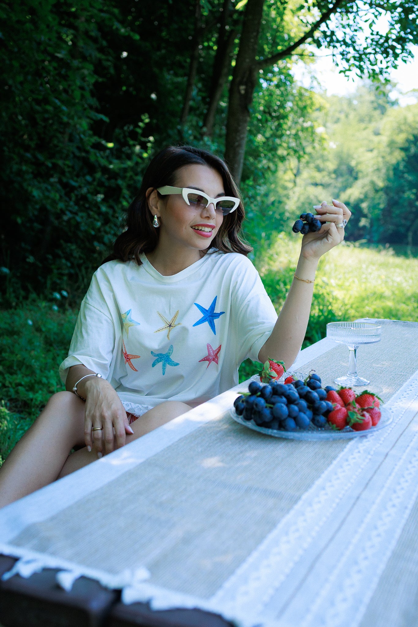 T-shirt stelle marine