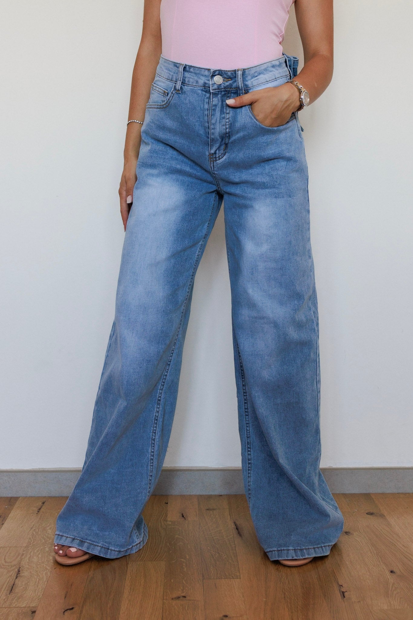 Jeans fiocco