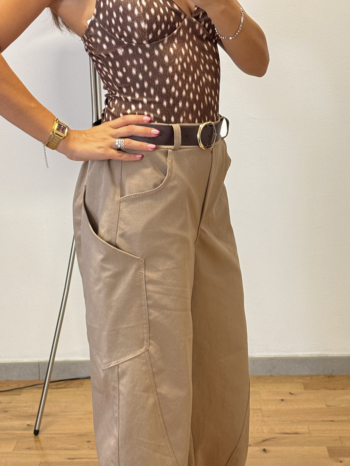 Pantalone “AVERY” beige