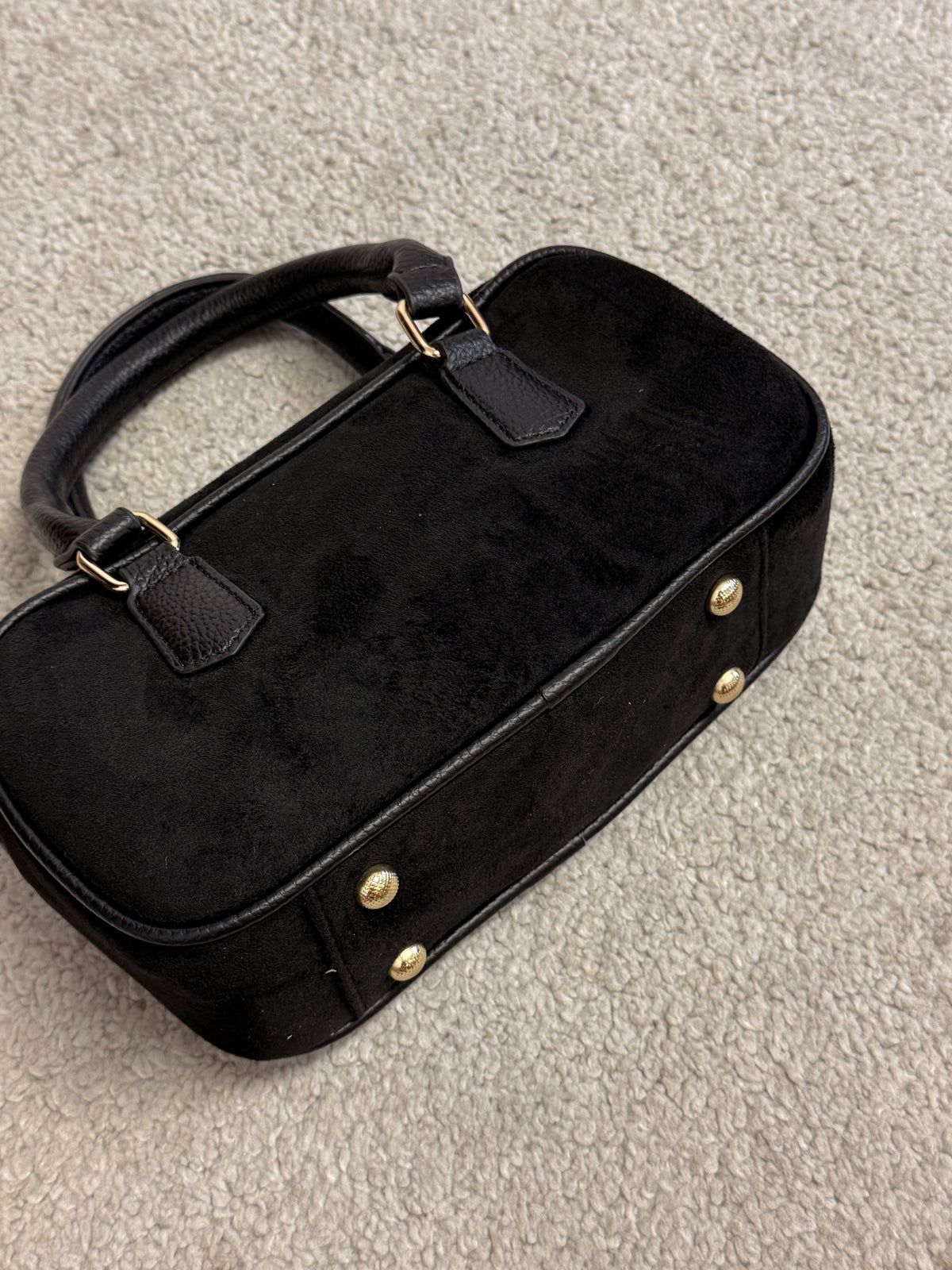 Bauletto “NOIR” scamosciato