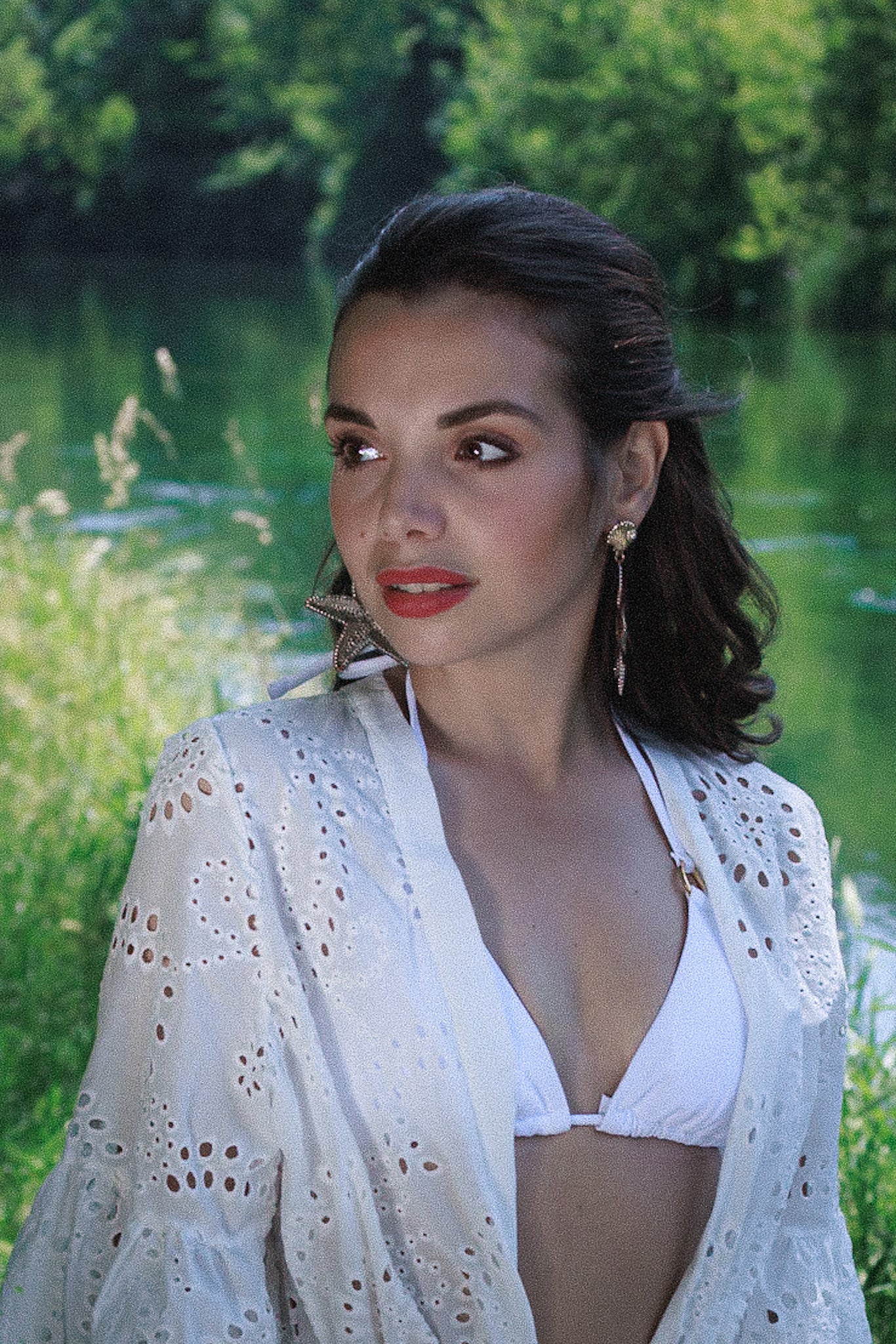 Bikini a due pezzi bianco