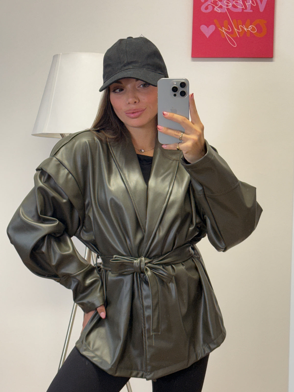 Giacca “OLIVIA” verde militare