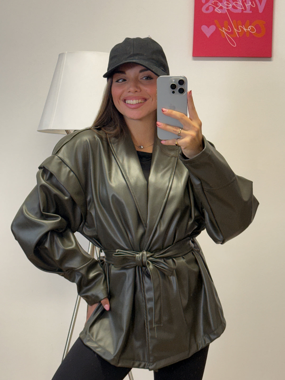 Giacca “OLIVIA” verde militare