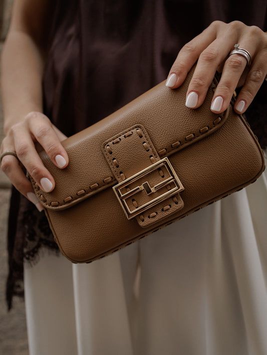 Borsa effetto pelle