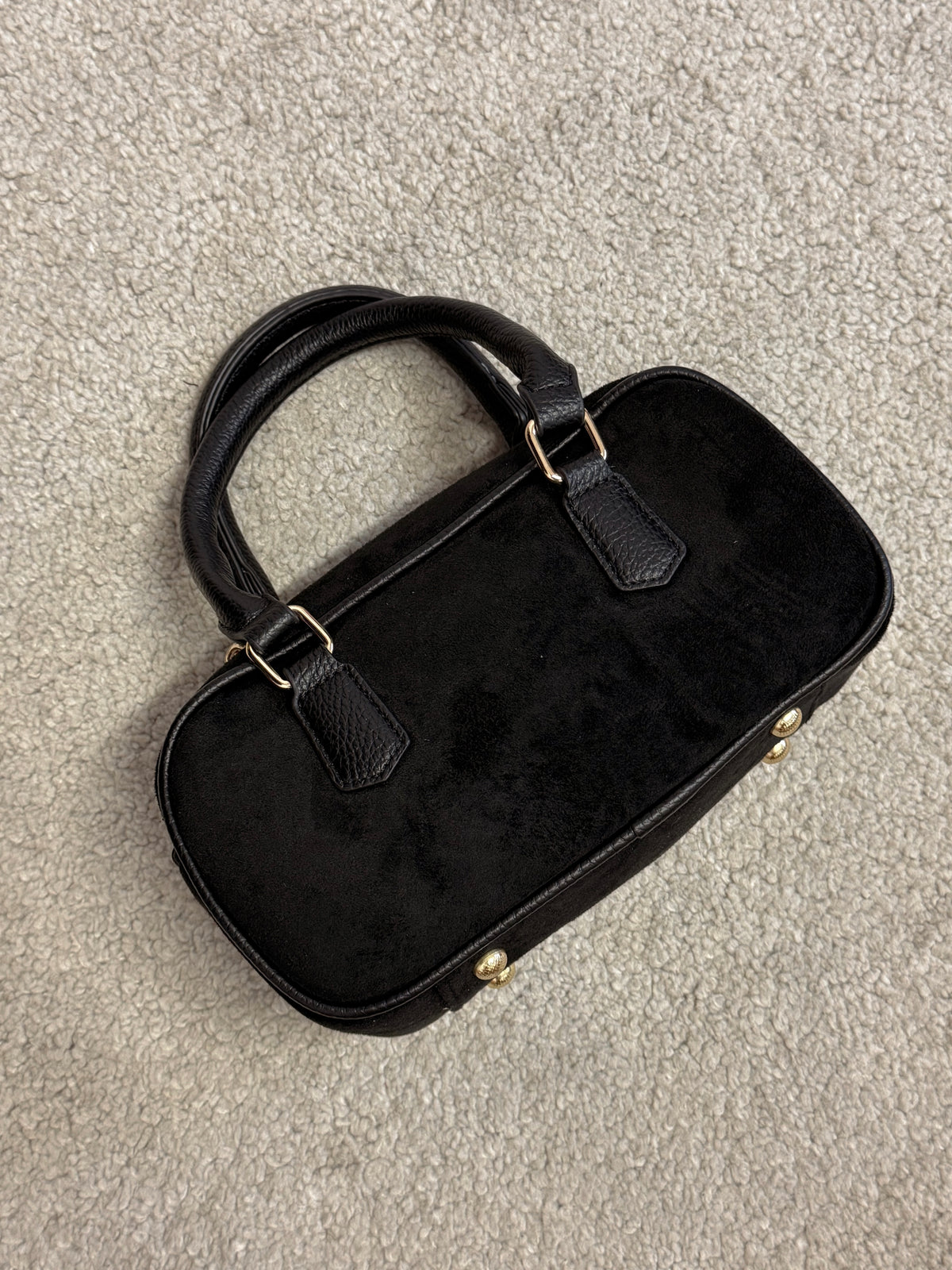 Bauletto “NOIR” scamosciato