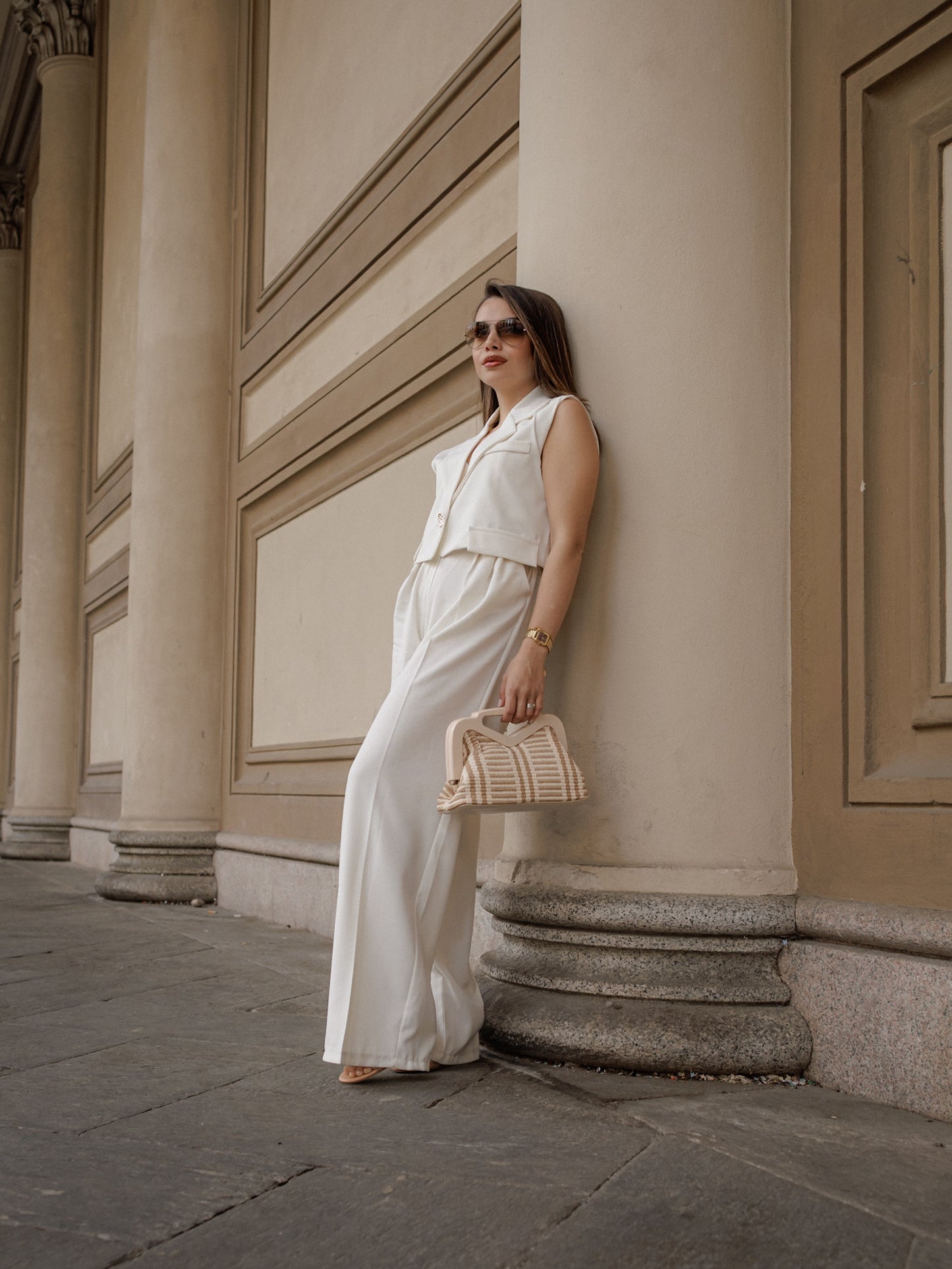 Completo top e pantaloni elegante