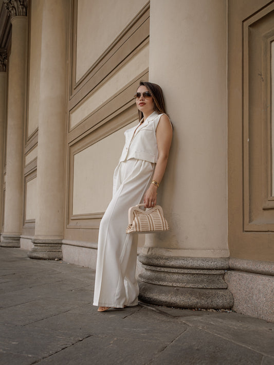 Completo top e pantaloni elegante