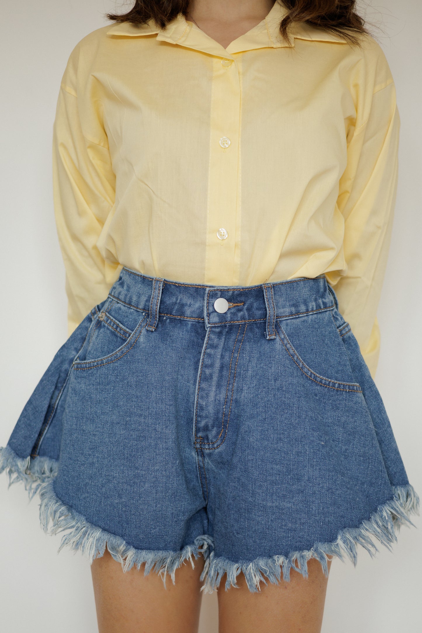 Shorts di jeans