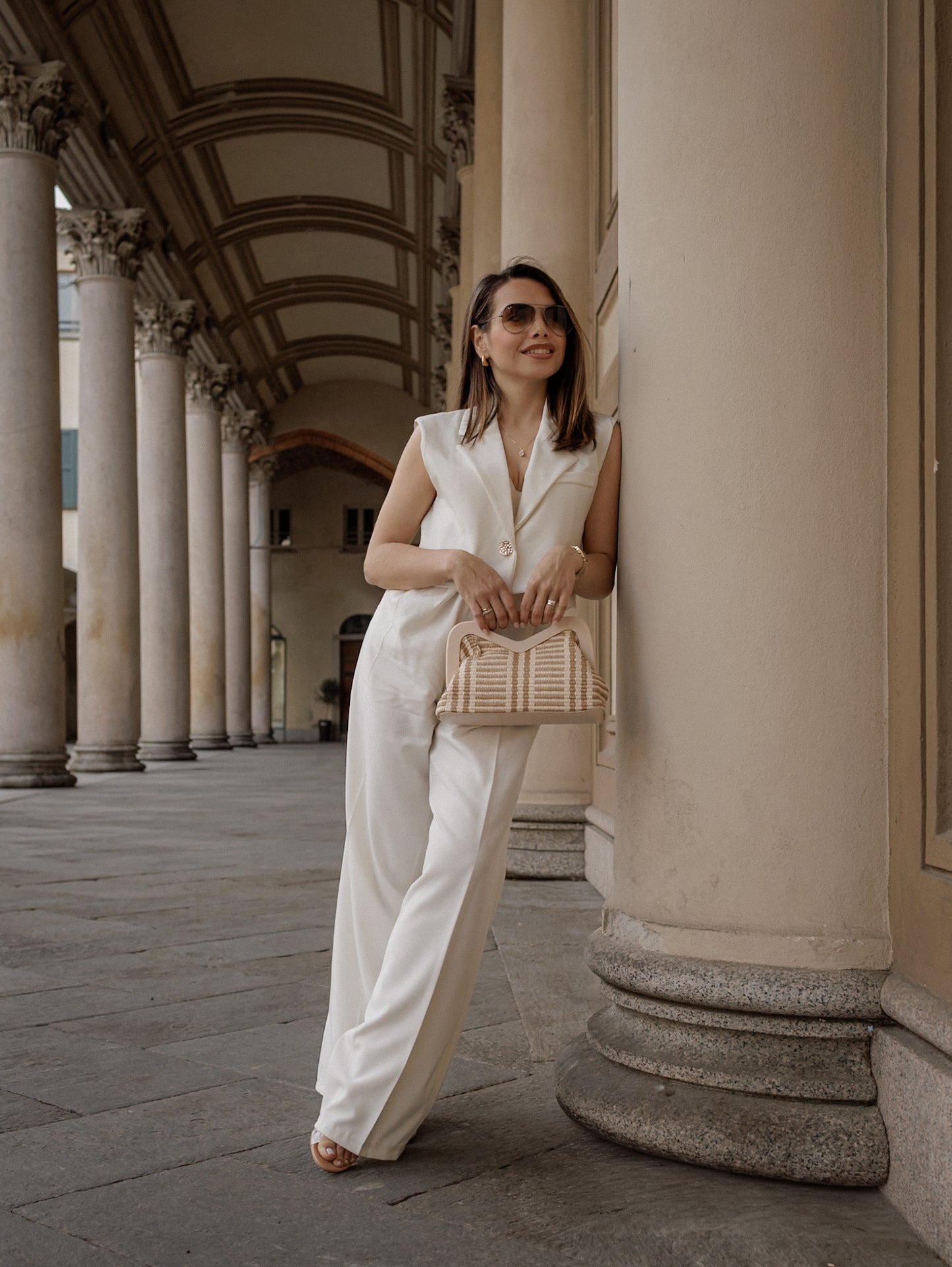 Completo top e pantaloni elegante